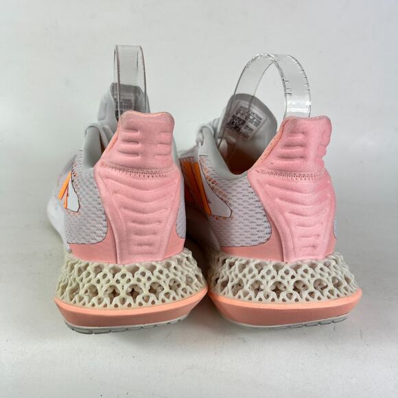 adidas 4DFWD Pulse GX2984 Sneakers Women's 9 White Flash Orange Running Shoes - Picture 7 of 12